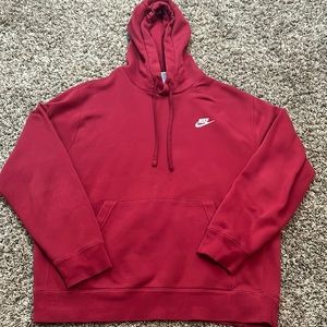 Nike Red Hoodie